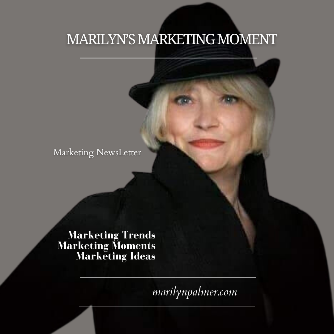 Original Marilyn's Marketing Moment newsletter banner